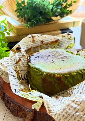 抹茶のバスクチーズ-レシピのメイン写真