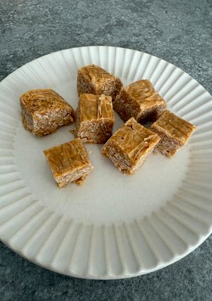 オートミールでザクザクきな粉クランチ♡-レシピのメイン写真