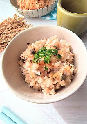 冷凍あさりで簡単炊き込みあさりご飯-レシピのメイン写真