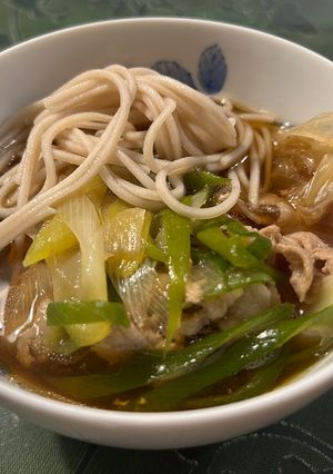 豚とねぎのつけ蕎麦-レシピのメイン写真
