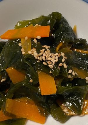 わかめのごま油炒め★韓国風-レシピのメイン写真