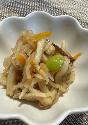 切り干し大根の煮物【作り置き量】-レシピのメイン写真