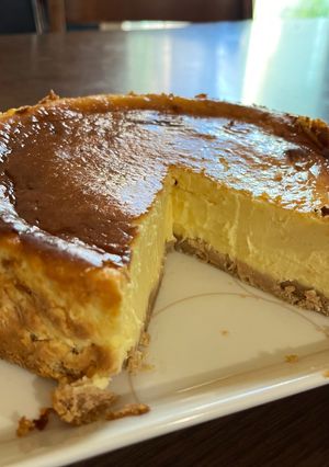 家族を虜にするベイクドチーズケーキ-レシピのメイン写真