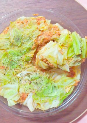 簡単！大豆ミートのミルフィーユキャベツ-レシピのメイン写真