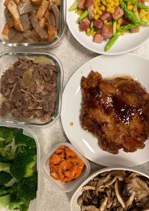 中学生お弁当　作り置き9月8日-レシピのメイン写真