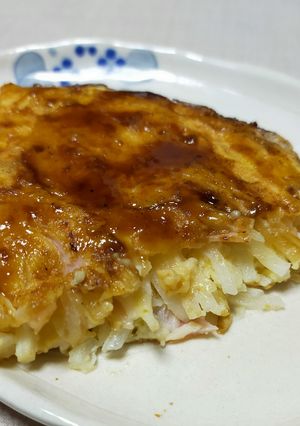 千切り大根とハムサラダのお好み焼き-レシピのメイン写真