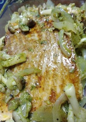 鮭のバジルソース焼き-レシピのメイン写真
