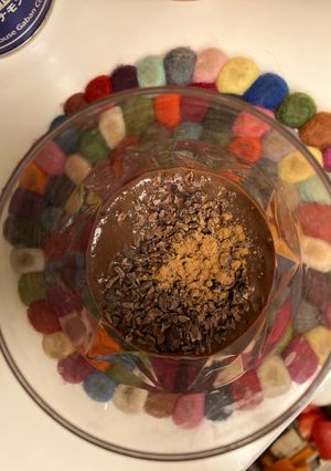 朝の一杯　カカオニブ入り冷たいココア-レシピのメイン写真