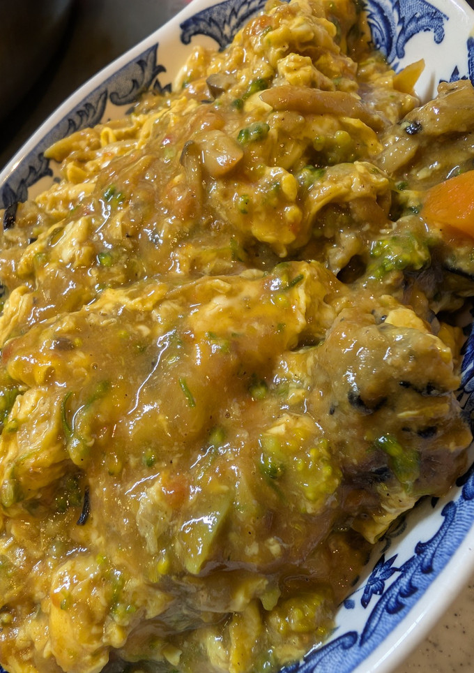 カレーの残り物アレンジ☆卵とじ-レシピのメイン写真