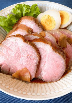 61℃ 老化防止◎ 豚肩ロースの紅茶豚-レシピのメイン写真