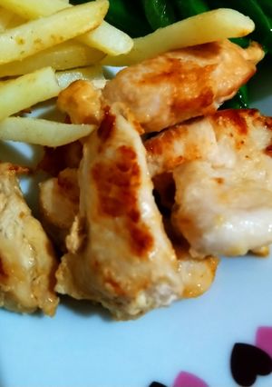 鶏ムネ肉のマヨ漬け焼き-レシピのメイン写真