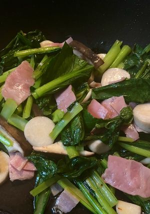 小松菜とエリンギの炒め物-レシピのメイン写真