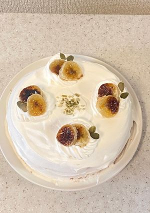 チョコバナナブリュレケーキ-レシピのメイン写真