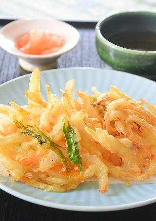 新たまねぎのシャキシャキのかき揚げ♪-レシピのメイン写真