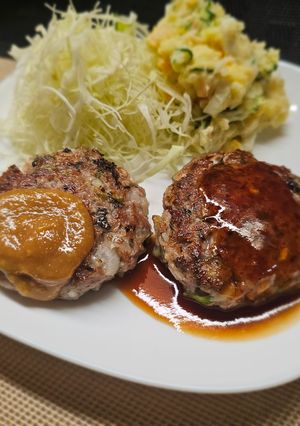豚ミンチとオクラのタレ焼き-レシピのメイン写真