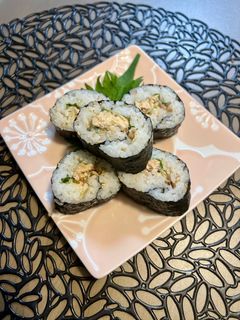 茗荷とツナの海苔巻き-レシピのメイン写真