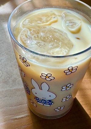 レンジで！アイスも！ほうじ茶ミルクティー-レシピのメイン写真
