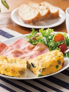 レンジで作る簡単ツナマヨオムレツ-レシピのメイン写真