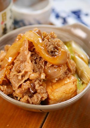 旦那のおつまみ③即席ラクちん肉豆腐🤩🍺-レシピのメイン写真