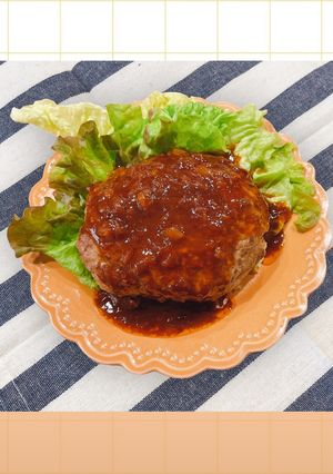 肉汁ハンバーグ-レシピのメイン写真