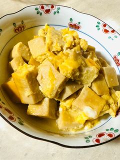 高野豆腐の卵とじ-レシピのメイン写真