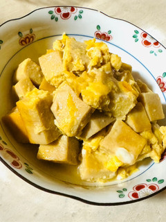 高野豆腐の卵とじ-レシピのメイン写真