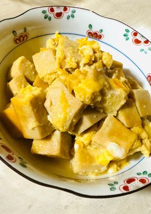 高野豆腐の卵とじ-レシピのメイン写真