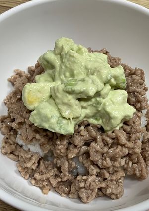 豚アボ丼-レシピのメイン写真