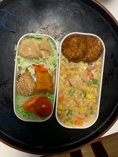 全てレンジ洋風さっぱり赤味噌味炒飯弁当-レシピのメイン写真