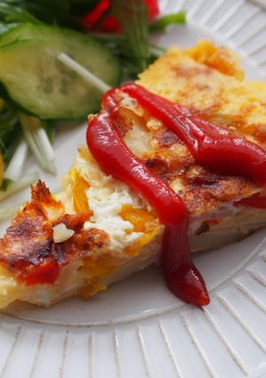 チーズ入りスパニッシュオムレツ-レシピのメイン写真