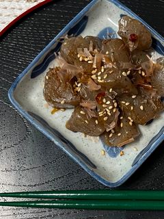 こんにゃくのピリ甘辛炒め-レシピのメイン写真