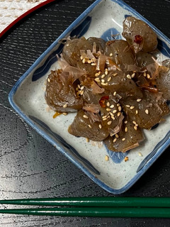 こんにゃくのピリ甘辛炒め-レシピのメイン写真