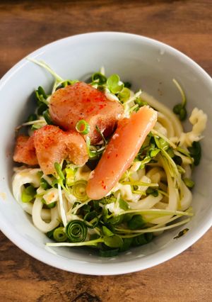 明太マヨうどん-レシピのメイン写真