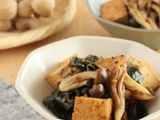 食物繊維たっぷり◎きのこと厚揚げ和え