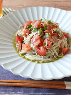 トマトとツナの冷やしそうめん-レシピのメイン写真