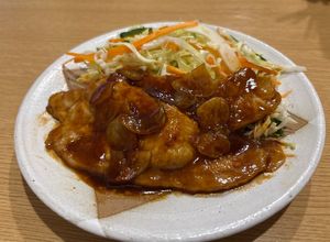 にんにくスライス多めのポークチャップ。-レシピのメイン写真