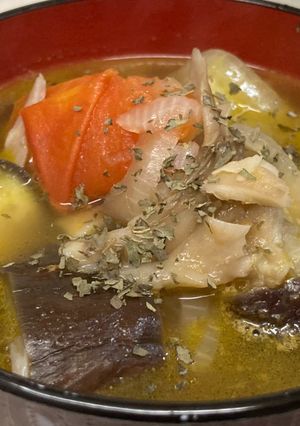 なすと玉ねぎのトマトスープ-レシピのメイン写真