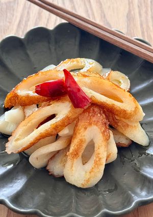 【楽めし】ペペロンちくわ-レシピのメイン写真