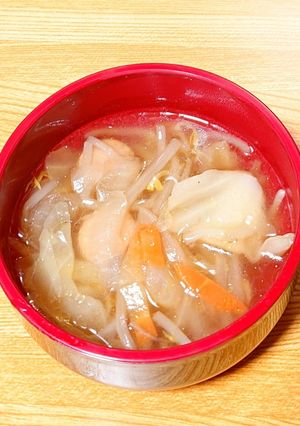 簡単！ コンソメ野菜スープ！-レシピのメイン写真