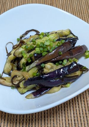 茄子の塩昆布和え-レシピのメイン写真