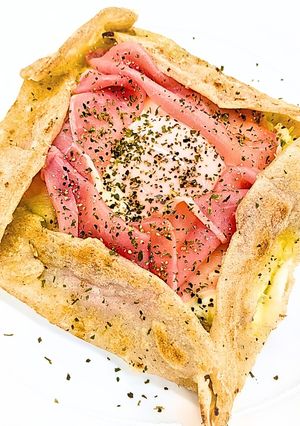 パリパリ＆もちもち食感！米粉ガレット-レシピのメイン写真