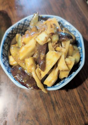 たけのこと茄子の麻婆炒め-レシピのメイン写真