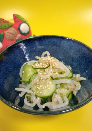 きゅうりともやしの酢の物　-レシピのメイン写真