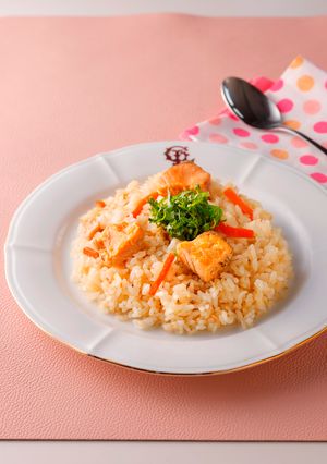 鮭缶のピラフ-レシピのメイン写真