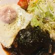 豚挽肉の手ごねハンバーグ❶プレーン
