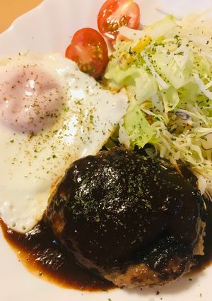 豚挽肉の手ごねハンバーグ❶プレーン-レシピのメイン写真