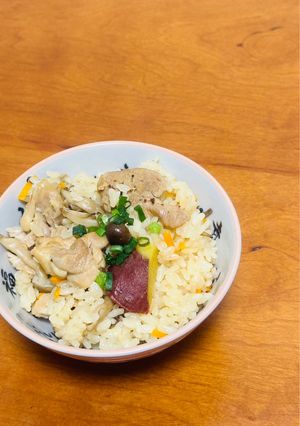 ほっこり秋のさつまいも炊き込みご飯-レシピのメイン写真