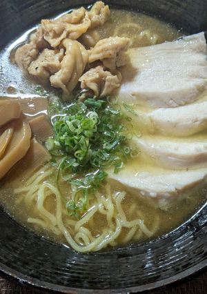 鶏皮と煮干しのラーメン-レシピのメイン写真