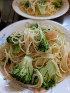 簡単★ブロッコリーとエビのパスタ-レシピのメイン写真