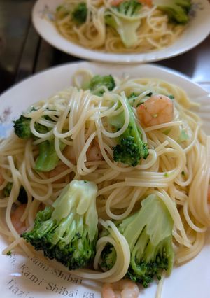 簡単★ブロッコリーとエビのパスタ-レシピのメイン写真